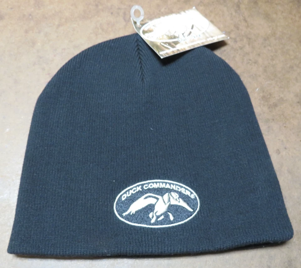 De colección Nuevo Con Etiquetas Duck Commander Negro Invierno Medias Sombrero Gorro Medias Foto 1 de 4