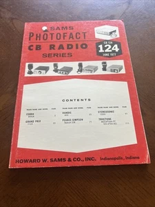 Sams Photofact CB Radio Series Vol.124 June 1977 CB-124 - Zdjęcie 1 z 1