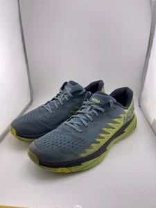 HOKA ONE ONE Torrent 3 Zapatos Para Hombre Talla 10.5 Azul Amarillo Trail Running Acolchados - Imagen 1 de 14