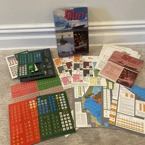 Victory Games 5th Fleet Naval Combat 1989 Game Mostly Unpunched W/Extra Counters - Picture 1 of 17