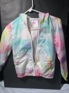 Justice Girls Light Weight Jacket:SZ 8/Pastel Tie Dye - Picture 1 of 7