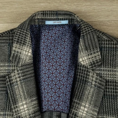 Blazer de tweed tejido Soctch & Soda Amsterdam para hombre mediano algodón a cuadros dos botones Foto 1 de 4