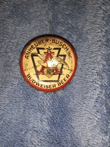 BUDWEISER BEER PA TAX CORK BOTTLE CAP ANHEUSER BUSCH ST LOUIS MO  - Foto 1 di 3