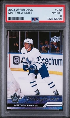 2023 UD #222 MATTHEW KNIES PSA 8 - Image 1 of 2