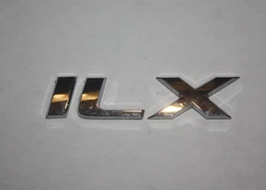 2013-2018 Acura ILX Rear Trunk Deck Lid Nameplate Emblems Script Chrome OEM - Picture 1 of 1