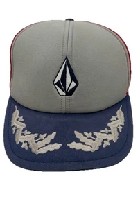 Vintage Volcom Full Stone Cheese Trucker Hat Blue Wings Scrambled Eggs Skate Emo - Picture 1 of 10