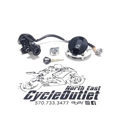 2025 11-25 SUZUKI GSXR600 GSXR750 OEM IGNITION SWITCH KEY GAS CAP SEAT LOCK SET - Image 1 of 4