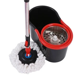 360° FLOOR MAGIC SPIN MOP BUCKET SET With 2 Heads - Picture 1 of 3