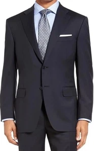 CANALI 100% Wool JACKET Solid Navy Model 13290 Size 50 R/US 40 - Picture 1 of 16