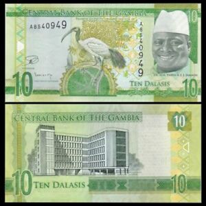Banknote - 2015 The Gambia, 10 Dalasis P32 UNC,