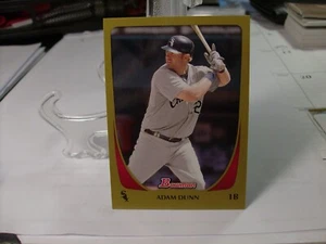 2011 Bowman Gold #182 - Adam Dunn - Chicago White Sox (3234) - Picture 1 of 2