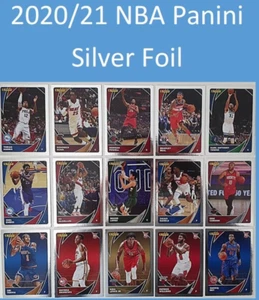 30% OFF! 2020/21 NBA Stickers and Card Collection Silver Foil Cards - Picture 1 of 1