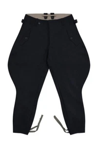 WW2 German Elite Youth Black Wool Breeches - Picture 1 of 2