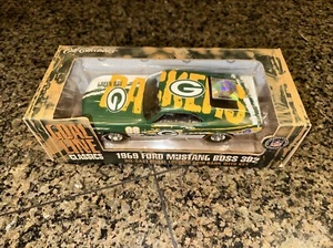 1969 Ford Mustang Boss 302 Green Bay Packers ERTL Collectible Bank - 1998 - Picture 1 of 9