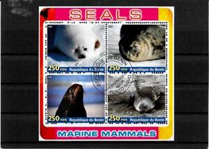 Briefmarken -Benin-Fische -Block - 2005