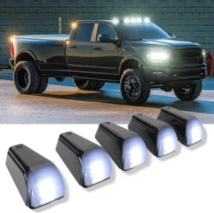 Luces marcadoras de techo de cabina 12 LED inalámbricas solares 5 piezas para camioneta Dodge Ram - Imagen 1 de 13