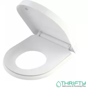 Caroma Family D Shape Toilet Seat White 300069W Price Drop!! - Picture 1 of 3