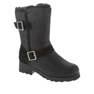 BEARPAW Sara Suede Boot CHOOSE SIZE & COLOR MENU brand new Rider style - Picture 1 of 10