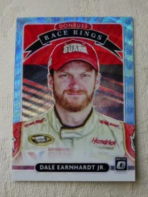 2021 Donruss - Dale Earnhardt Jr - Racing Kings Optic Carolina Blue Wave Prizm - Image 1 of 2