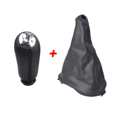 5 Speed For Renault Scenic Megane Clio Kangoo Gear Shift Knob Shifter Boot Cover - Image 1 of 4