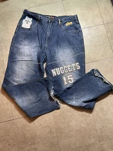 NBA UNK Denim Carmelo Anthony Nuggets NBA Basketball Jeans Size 38 - Picture 1 of 21