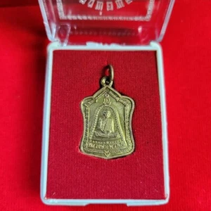 LP Phorm Tailandés Antiguo Amuleto Genuino Wat Colgante Yant Fortuna Dije Suerte Protección - Imagen 1 de 7