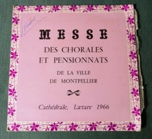 Messe Coros Escuelas Residenciales, Catedral Montpellier 1966J Roucairol 7" EP - Picture 1 of 2