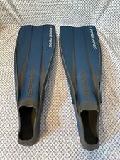 Cressi SpaceFrog Adjustable Scuba Dive Fins Size XL Blue