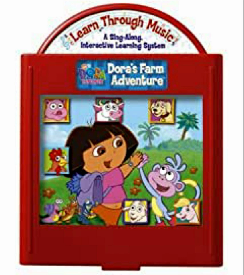 Learn Through Music Dora The Explorer Farm Interactive Electronic Sing Along New - Image 1 of 1