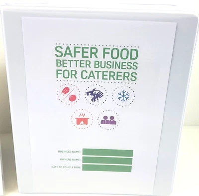 2025 Safer Food Better Business Caterers SFBB +13 Month Diary & Fridge Temp.