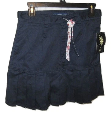 U.S. Polo Assn School Uniform Skort 14 Girls New Cotton Blend - Image 1 of 2