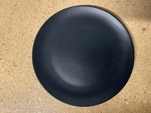 IKEA Stoneware 12011 Dark Gray Matte Salad Plates 8" - Picture 1 of 3