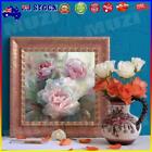 AU Paint By Numbers Kit DIY Flower Hand Oil Art Picture Craft Home Wall Decorati