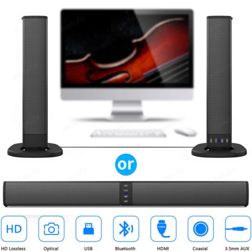 Soundbar Bluetooth TV Domowy system głośników Bezprzewodowy subwoofer 3D Dźwięk przestrzenny