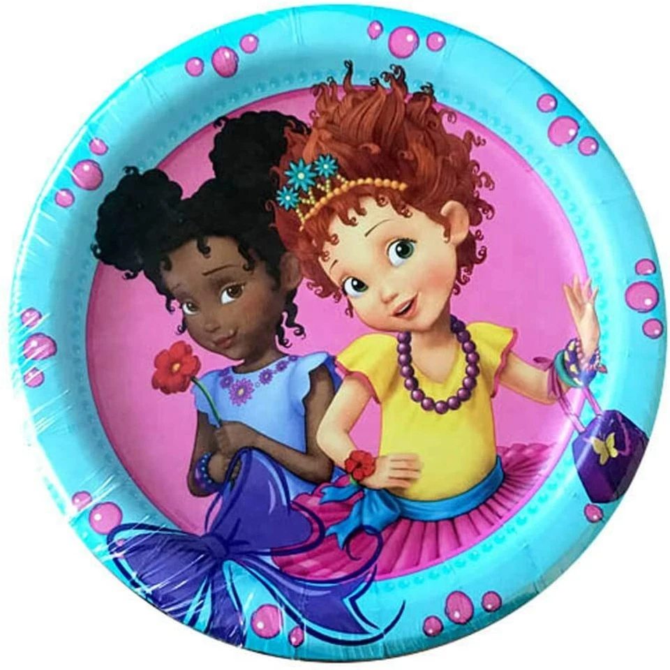 FANCY NANCY Cumpleaños Fiesta Platos Servilletas Tazas Mantel Alas Mariposa Foto 1 de 1