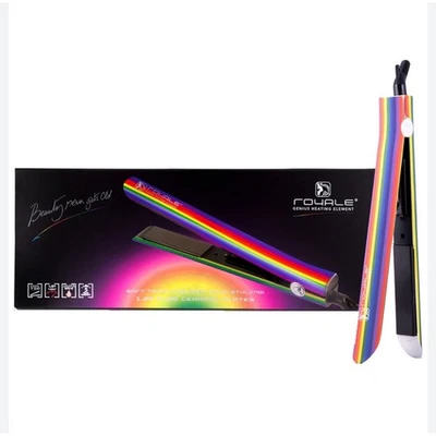 Royale Genius Elemento Calefactor Arco Iris Plancha 1.25" $500 Placas Cerámicas NUEVO Foto 1 de 4