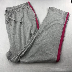 CW Classics Women’s Plus Size 3X Gray Pink Casual PantsDrawstring Comfy Workout - Picture 1 of 8