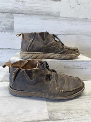 Tony Lama Hombres Talla 11 Estancia Tostado Chukka Marrón Botas Informales TLC505 Foto 1 de 4