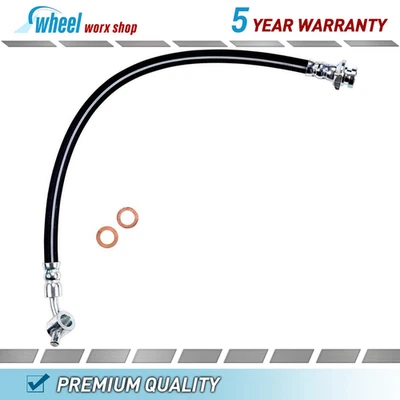 Manguera hidráulica freno delantero izquierdo Nissan Frontier 1998 1999 2000 2001 2,4 L Foto 1 de 4