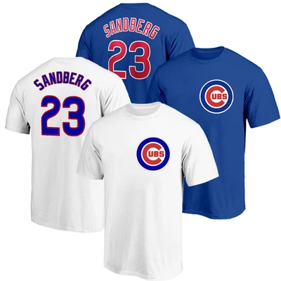 Chicago Cubs Ryne Sandberg #23 Name & Number T Shirt