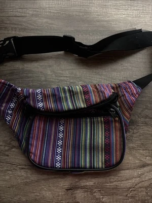 SOJOURNER bags striped fanny pack pack multicolor adjustable strap - Image 1 of 4