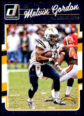 2016 Melvin Gordon Panini Donruss Football #247 San Diego Chargers - Image 1 of 2