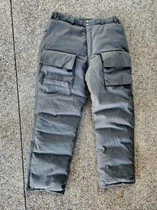 Cabelas Northern Goose Down Snow Pants Mens XL Gray Hunting Ski Puffer Cargo - Picture 1 of 6