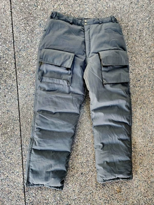 Cabelas Northern Goose Down Snow Pants Mens XL Gray Hunting Ski Puffer Cargo - Image 1 of 4