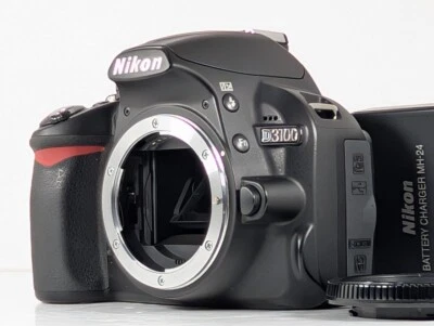 [Fast Apps Mint] Nikon D3100 Digital SLR DSLR Kamera Schwarz Körper Aus Japan - Bild 1 von 4