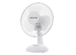 Heller 23cm 2-Speed Tilt/Oscillation/Push White Button Desk Top Fan-HHDF23SG - Picture 1 of 1