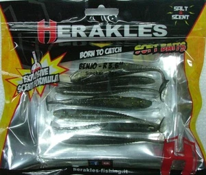 HERAKLES BENJO - R 3.6" colore SMOKER artificiale soft bait 7 pz - Imagen 1 de 1