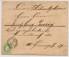 Osterreich 1875 3Kr Grun Ortsbrief Kuvert Wien Sehr Schon Attraktiv