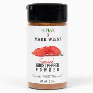 Kiva x MARK WIENS - geräuchertes Geist Chili Pfefferpulver (Bhut Jolokia) - gentechnikfrei, V - Bild 1 von 6