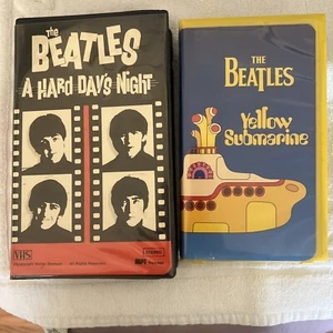 The Beatles A Hard Days Night & Yellow Submarine (VHS) - Picture 1 of 10